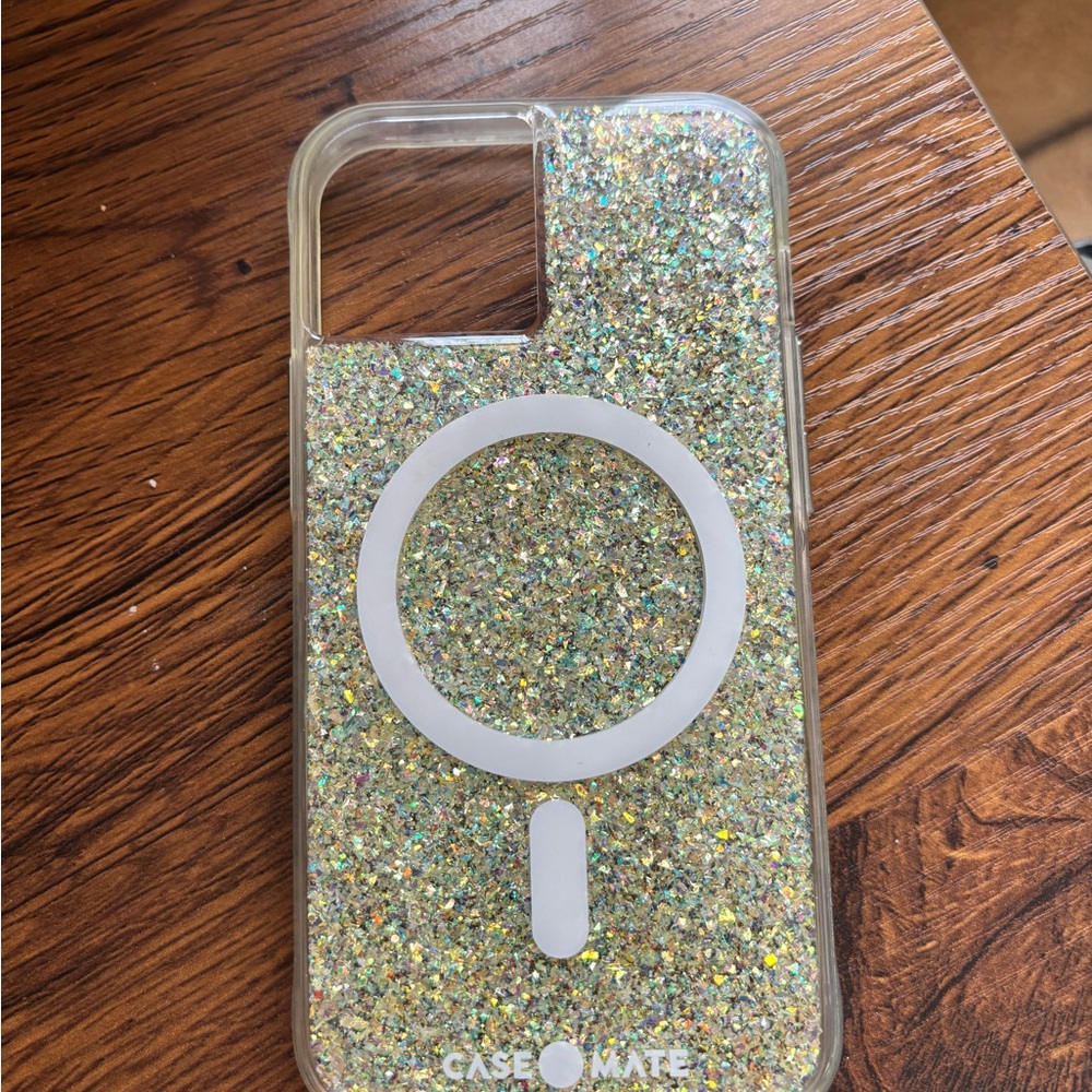 Case-Mate MagSafe Glitter Phone Case - Silver/Gold